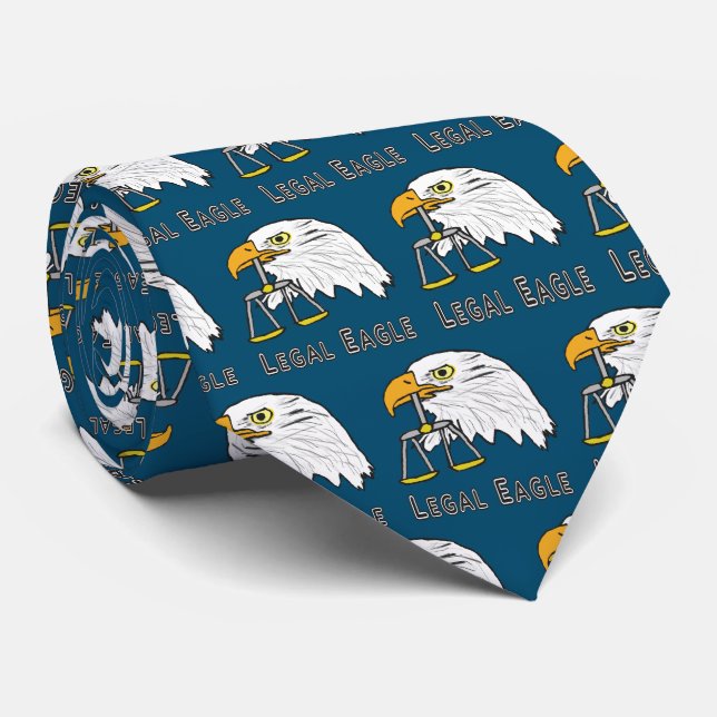 Legal Eagle Neck Tie (Rolled)