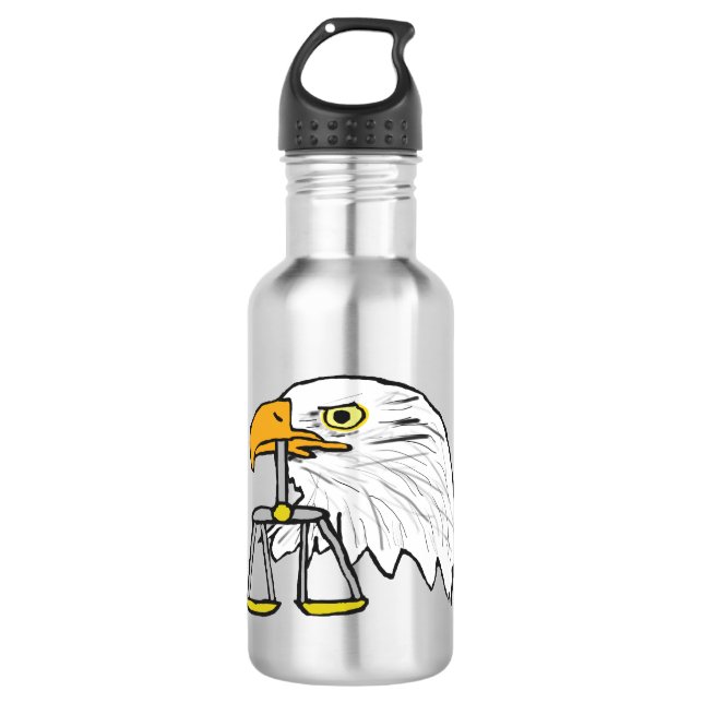 Legal Eagle Stainless Steel Water Bottle (Front)