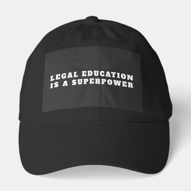 Legal Education is a Superpower - Tee Hat (Front)