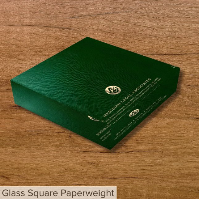 Legal Emblem Glass Paperweight (Creator Uploaded)