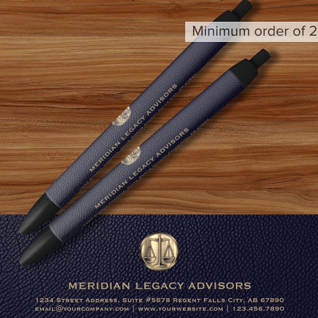 Legal Justice Scale Logo Ink Pen (Creator Uploaded)