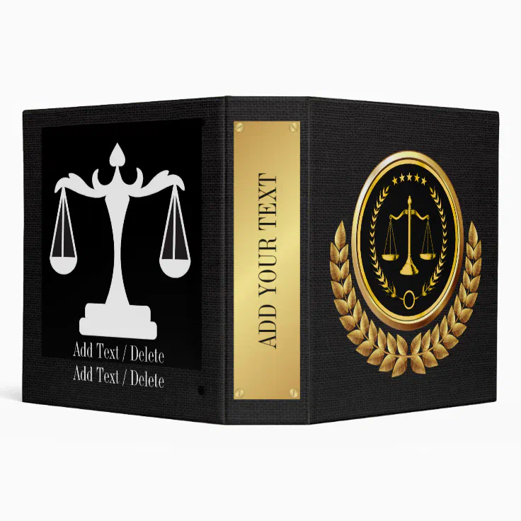 Legal / Law / Attorney Binder 2 Zazzle