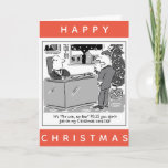 Legal Lawyer and Client Cartoon Happy Christmas Card