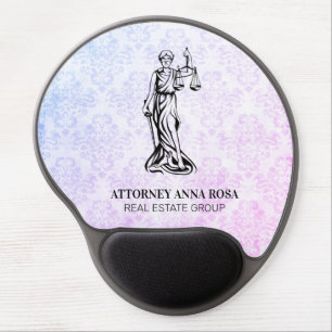 *~* Legal Lawyer AP15 Attorney Blind Justice Gel Mouse Pad