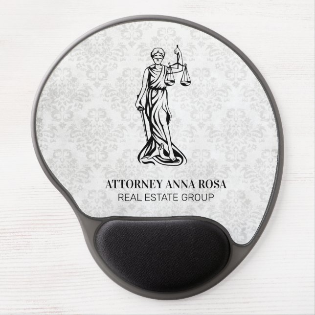 *~* Legal Lawyer AP15 Attorney Justice Blind Gel Mouse Pad (Front)