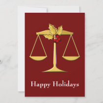Legal , Lawyer profession Holiday Cards