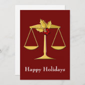 Legal , Lawyer profession Holiday Cards (Front/Back)