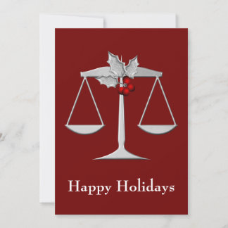 Legal , Lawyer profession Holiday Cards