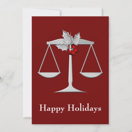 Legal  Lawyer profession Holiday Cards