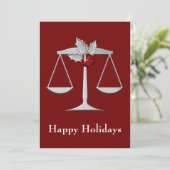 Legal , Lawyer profession Holiday Cards (Standing Front)