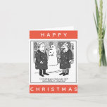 Legal Lawyers And a Snowman Happy Christmas Card