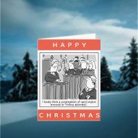 Legal Lawyers Funny Courtroom Happy Christmas Card