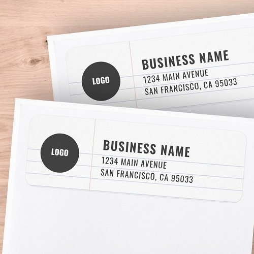 Legal Notepad Business Logo Mailing Return Address Label