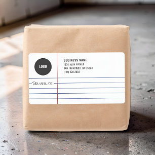 Legal Notepad Business Logo Mailing Shipping Label