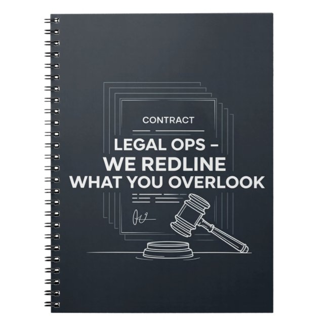 Legal Operations – Organized, Strategic, Essential Notebook (Front)