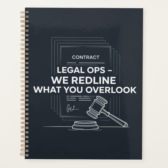 Legal Operations – Weekly Planner (Front)