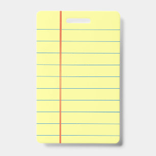 Legal Pad Badge