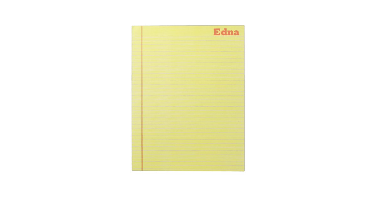 Legal Pad Notepad Zazzle