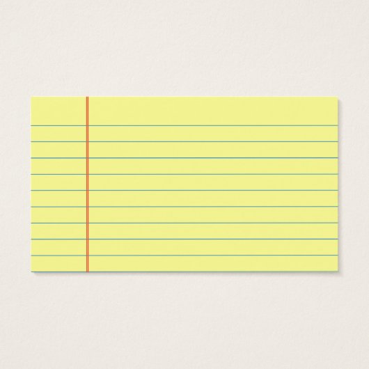 Legal Pad Pattern (Back)