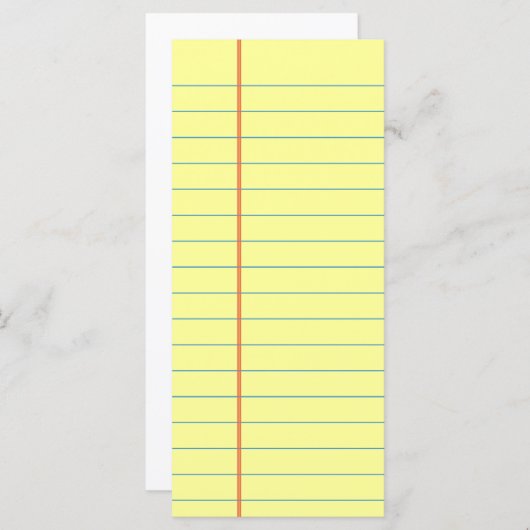 Legal Pad Pattern (Front/Back)