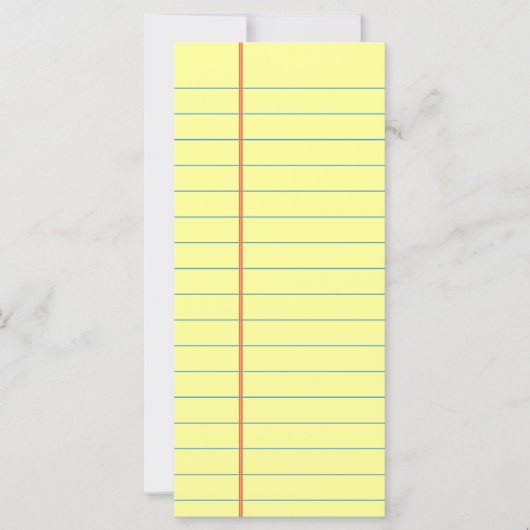 Legal Pad Pattern (Front)