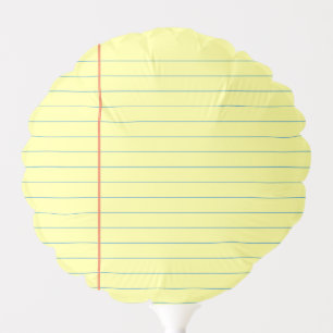 Legal Pad Pattern Balloon