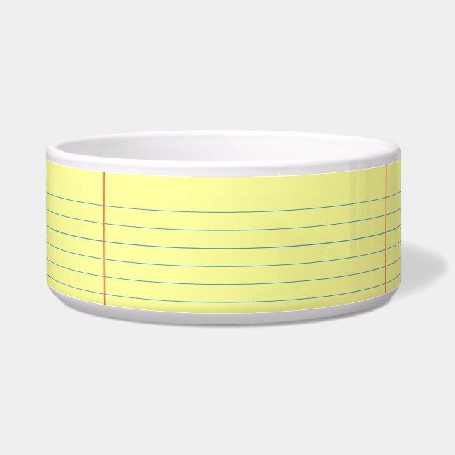 Legal Pad Pattern Bowl (Right)