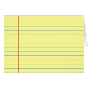 Legal Pad Pattern Cards