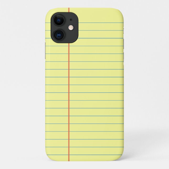 Legal Pad Pattern Case-Mate iPhone Case (Back)