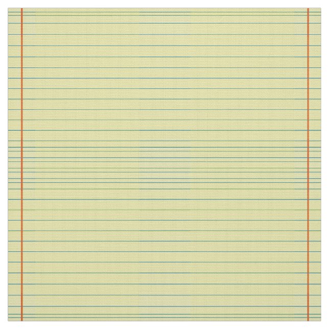 Legal Pad Pattern Fabric (Swatch)