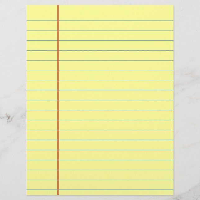 Legal Pad Pattern Flyer (Front)