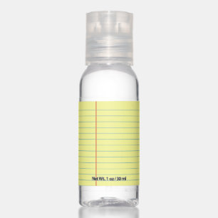 Legal Pad Pattern Hand Sanitizer