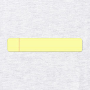 Legal Pad Pattern Labels