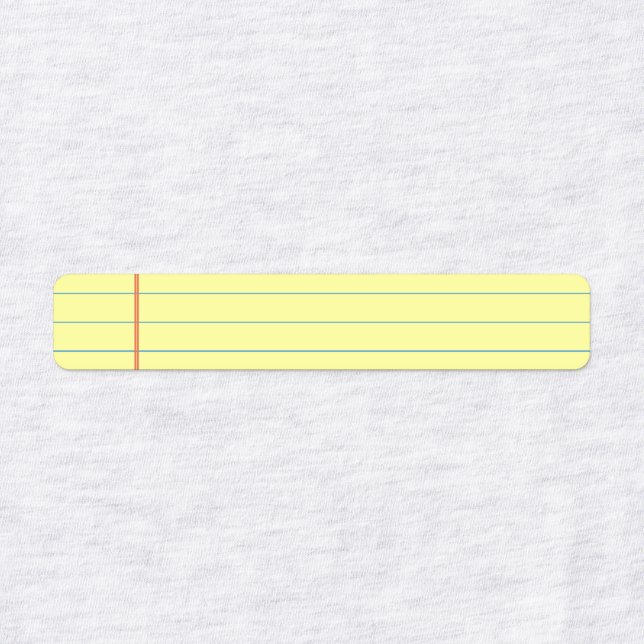 Legal Pad Pattern Labels (Design 3)