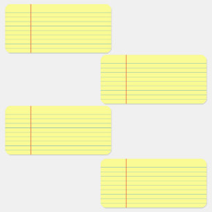 Legal Pad Pattern Labels