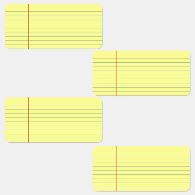 Legal Pad Pattern Labels (Group)
