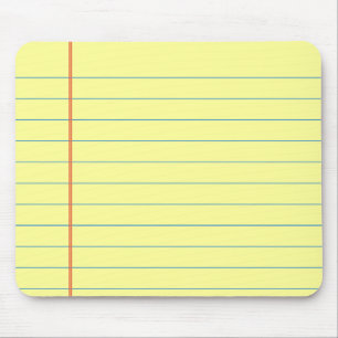 Legal Pad Pattern Mouse Pad