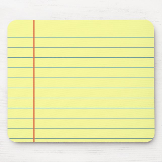 Legal Pad Pattern Mouse Pad (Front)