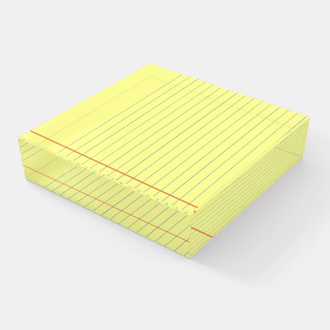 Legal Pad Pattern Paperweight (Angled)