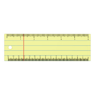 Legal Pad Pattern Ruler