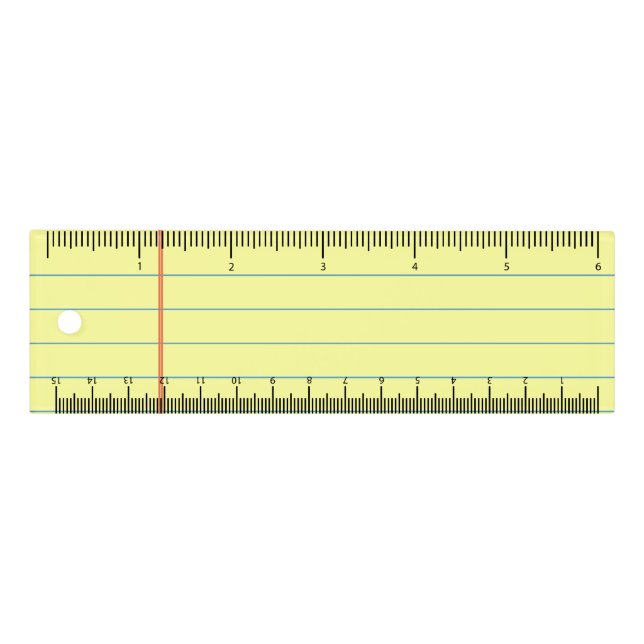Legal Pad Pattern Ruler (Front)