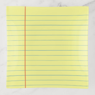 Legal Pad Pattern Trinket Tray