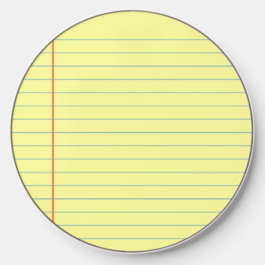 Legal Pad Pattern Wireless Charger (Front)