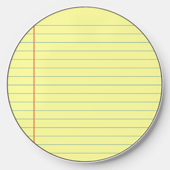 Legal Pad Pattern Wireless Charger (Front)