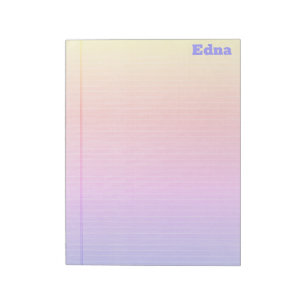 Legal Pad Rainbow Gradient Darker Name