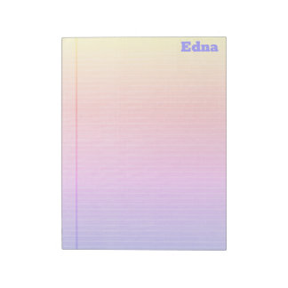 Legal Pad Rainbow Gradient Darker Name