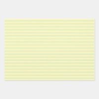 Legal Pad Wrapping Paper