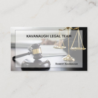 Legal Profession Elegant Business Card