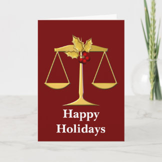 Legal profession holiday Cards