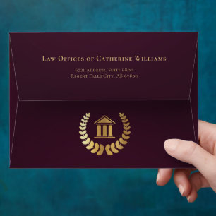 Legal Professional Business Custom Envelope